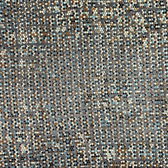 COTÉLAC CONFETTI DOT TIE SILK BOX PLEAT MINI SKIRT - Picture 10 of 16